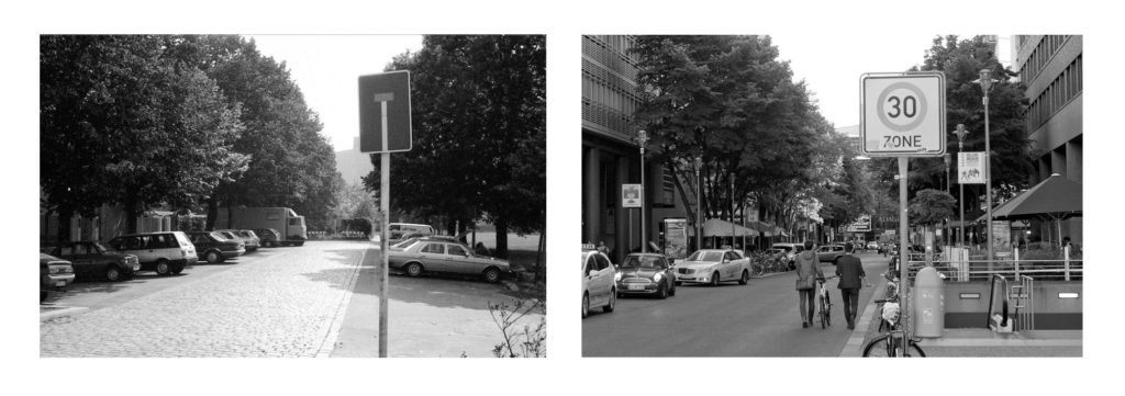 Alte Potsdamer Straße 1990 und 2015